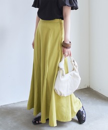 titivate | ﾘﾈﾝ混ﾌﾚｱﾛﾝｸﾞｽｶｰﾄ(スカート)