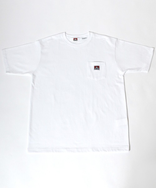 BEN DAVIS(ベンデイビス)の「BEN DAVIS/ベンデイビス Pis Pocket Wappen 無地半袖Tシャツ/大きいサイズ(Tシャツ/カットソー・メンズ・ホワイト/ブラック/ダークグリーン/ベージュ/サックスブルー/モスグリーン/ブルーグリーン・3L/4L/5L)」の12枚目の写真
