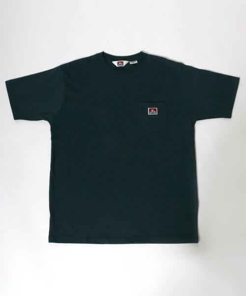 BEN DAVIS(ベンデイビス)の「BEN DAVIS/ベンデイビス Pis Pocket Wappen 無地半袖Tシャツ/大きいサイズ(Tシャツ/カットソー・メンズ・ホワイト/ブラック/ダークグリーン/ベージュ/サックスブルー/モスグリーン/ブルーグリーン・3L/4L/5L)」の15枚目の写真