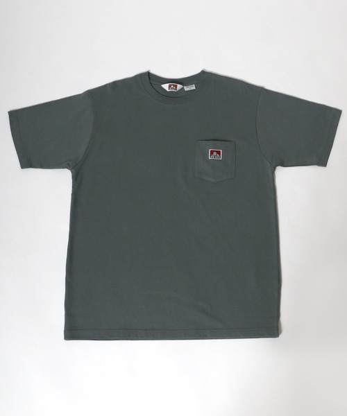 BEN DAVIS(ベンデイビス)の「BEN DAVIS/ベンデイビス Pis Pocket Wappen 無地半袖Tシャツ/大きいサイズ(Tシャツ/カットソー・メンズ・ホワイト/ブラック/ダークグリーン/ベージュ/サックスブルー/モスグリーン/ブルーグリーン・3L/4L/5L)」の16枚目の写真