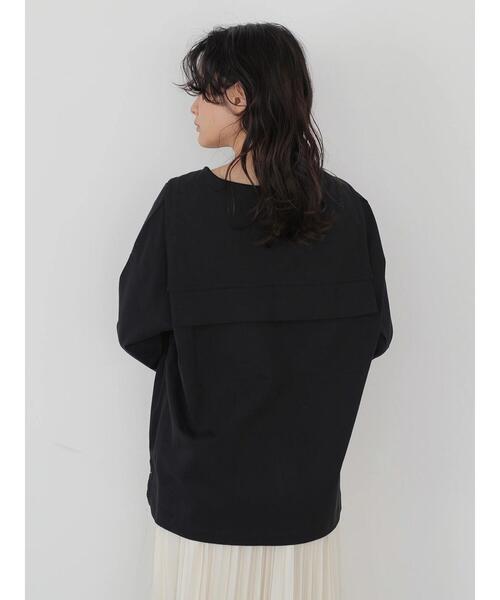 AMERICAN HOLIC(アメリカンホリック)の「セーラーカラーカットプルオーバー(Tシャツ/カットソー・レディース・オフホワイト/ブラック・FREE)」の4枚目の写真