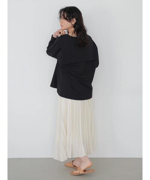 AMERICAN HOLIC(アメリカンホリック)の「セーラーカラーカットプルオーバー(Tシャツ/カットソー・レディース・オフホワイト/ブラック・FREE)」の14枚目の写真