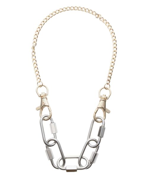 jouetie（ジュエティ）の「カラビナリンクネックレス（ネックレス・レディース・シルバー/ゴールド・FREE）」の22枚目の写真