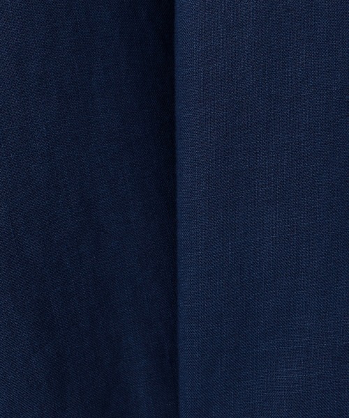 ORCIVAL（オーシバル）の「◇【ORCIVAL】リネンバンドカラーチュニック YLM WOMEN（チュニック・レディース・チャコール/ベージュ/ブルー・1）」の18枚目の写真