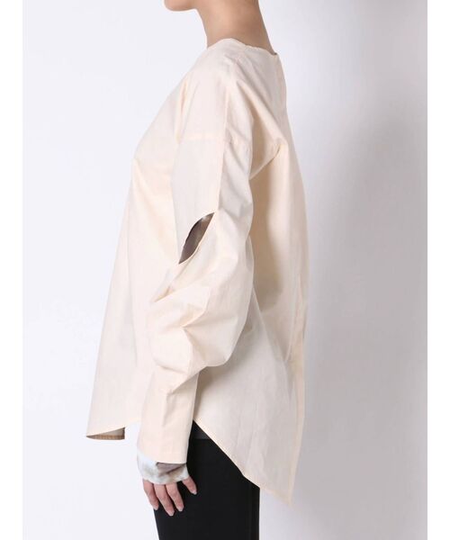 EMODA（エモダ）の「スリーブレイヤートップ（シャツ/ブラウス・レディース・アイボリー/ブラック・FREE）」の4枚目の写真