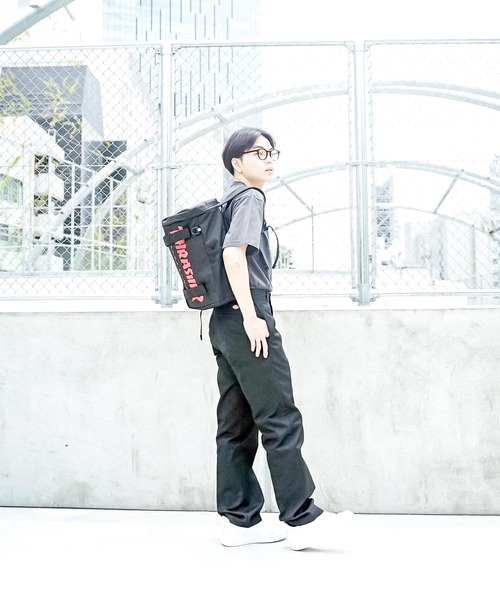 THRASHER(スラッシャー)の「HOMETOWN BACKPACK S 20L/スラッシャーバッグパックリュックサック(ショルダーバッグ・メンズ・ブラック×ホワイト/ブラック×レッド・FREE)」の12枚目の写真