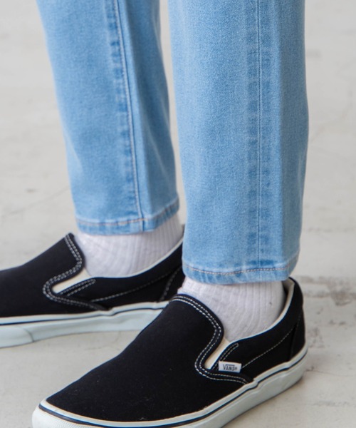 WEGO（ウィゴー）の「WEGO/ストレッチ ダメージデニムスキニーパンツ（デニムパンツ・メンズ・スカイブルー・MEDIUM/LARGE）」の8枚目の写真