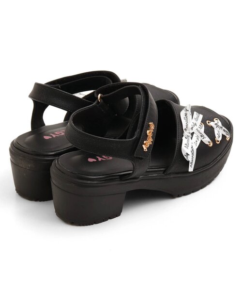 algy（アルジー）の「(レ）レースアップガーリーサンダル（サンダル・キッズ・ブラック/インディゴブルー/アイボリー・23/24/22/20/21）」の13枚目の写真