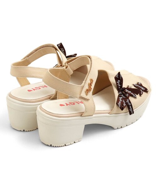 algy（アルジー）の「(レ）レースアップガーリーサンダル（サンダル・キッズ・ブラック/インディゴブルー/アイボリー・23/24/22/20/21）」の15枚目の写真