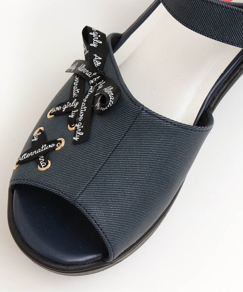 algy（アルジー）の「(レ）レースアップガーリーサンダル（サンダル・キッズ・ブラック/インディゴブルー/アイボリー・23/24/22/20/21）」の19枚目の写真