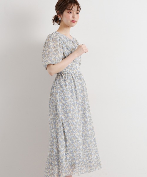 【韓国ブランド】ショールカラーゴールドボタンワンピース 新品未使用 ZARA ゴールドボタンワンピース ニットワンピース