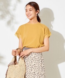 any SiS（エニィスィス）の「【北見ハッカコラボ】フレンチスリーブ トップス（Tシャツ/カットソー）」