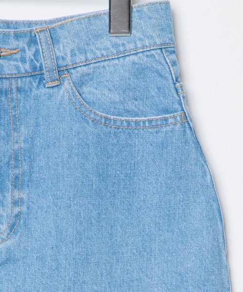 WEGO（ウィゴー）の「WEGO/ダメージミニスカート（デニムスカート・レディース・ホワイト/ライトインディゴブルー・SMALL/MEDIUM）」の5枚目の写真