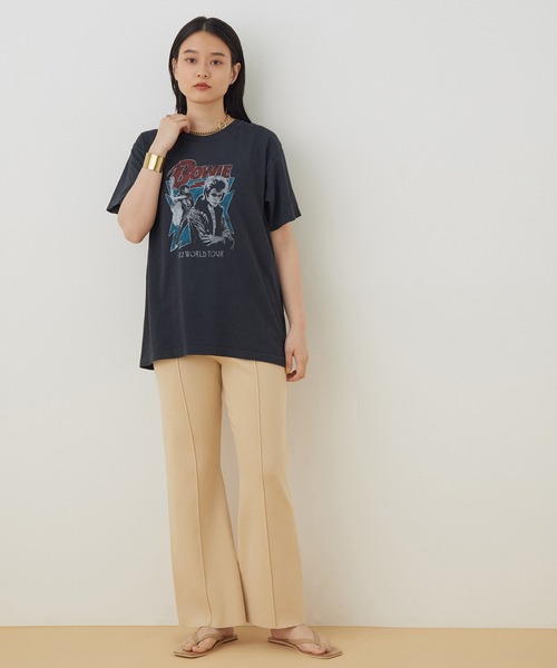 ADAM ET ROPE'（アダムエロペ）の「【セットアップ対応】クールUVニットパンツ（その他パンツ・レディース・ブラック/クリーム・FREE）」の3枚目の写真