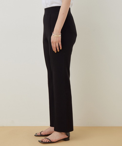 ADAM ET ROPE'（アダムエロペ）の「【セットアップ対応】クールUVニットパンツ（その他パンツ・レディース・ブラック/クリーム・FREE）」の7枚目の写真