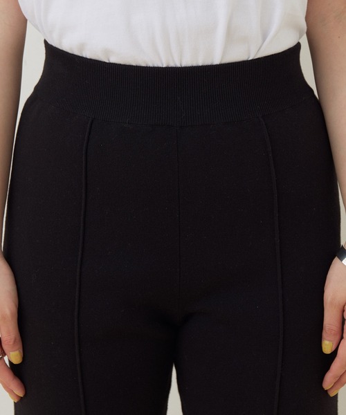 ADAM ET ROPE'（アダムエロペ）の「【セットアップ対応】クールUVニットパンツ（その他パンツ・レディース・ブラック/クリーム・FREE）」の9枚目の写真
