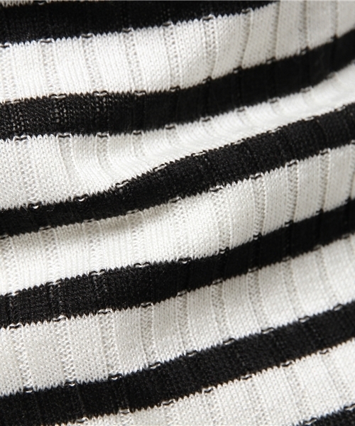 WEGO（ウィゴー）の「WEGO/ハイネックニット（ニット/セーター・レディース・オフホワイト/ホワイト系その他/ブラック/杢グレー/グリーン系その他/サックスブルー/ライトパープル/ライトイエロー・FREE）」の13枚目の写真