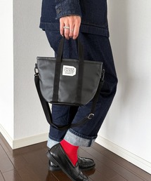 FREDRIK PACKERS（フレドリックパッカーズ）の「【FREDRIK PACKERS】EC限定カラーあり！DRAWSTRING MINI TOTE ECO LEATHER 2WAY巾着フェイクレザートートorバッグ  フレドリックパッカーズ（ショルダーバッグ）」