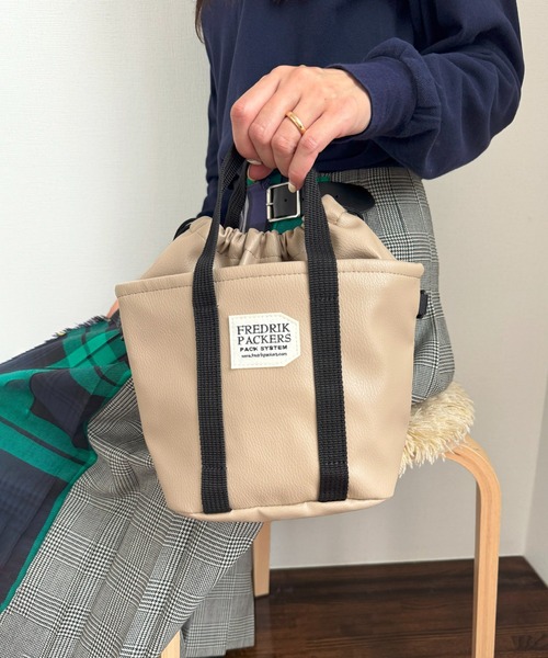 セール】【FREDRIK PACKERS】EC限定カラーあり！DRAWSTRING MINI TOTE