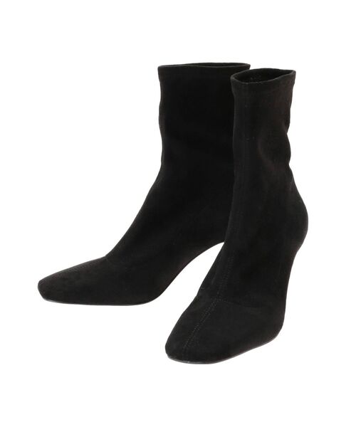 LAGUNAMOON(ラグナムーン)の「ストレッチフェイクスエードショートブーツ(ブーツ・レディース・ブラック/カーキ・SMALL/MEDIUM)」の13枚目の写真