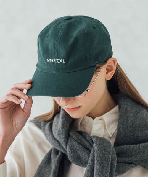 GYMPHLEX（ジムフレックス）の「【Gymphlex】6Pキャップ（キャップ・レディース・ブラック/ダークグリーン/ベージュ/ネイビー/ワイン・FREE）」の3枚目の写真