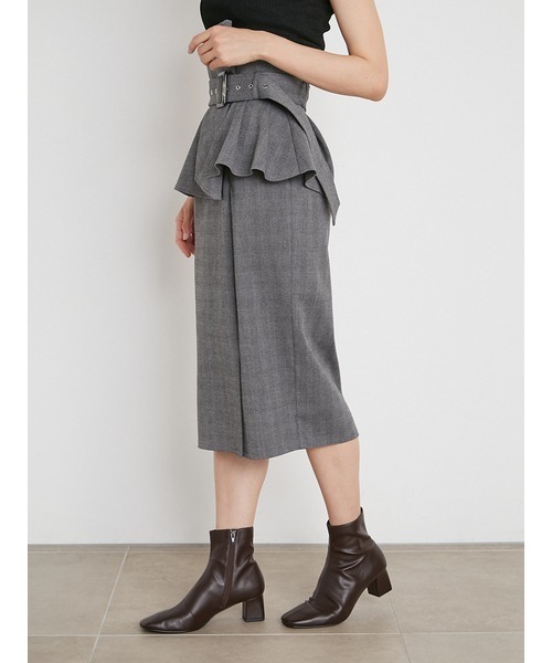 SNIDEL コルセットベルトタイトスカート SNIDEL（スナイデル）の「コルセットベルトタイトスカート