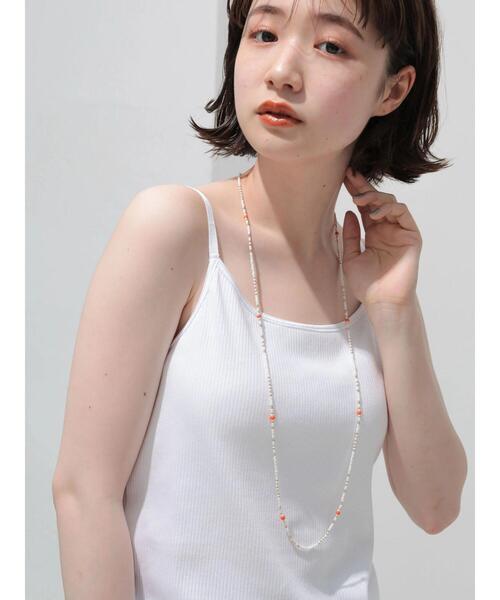 AMERICAN HOLIC（アメリカンホリック）の「【WEB限定】ビーズロングネックレス（ネックレス・レディース・オレンジ/グリーン/ブルー・FREE）」の13枚目の写真