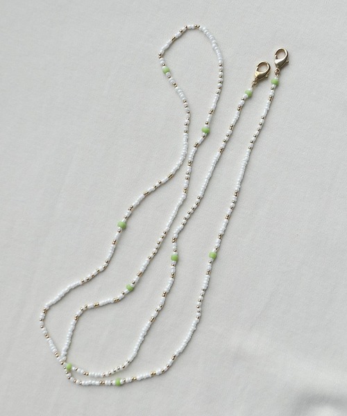 AMERICAN HOLIC（アメリカンホリック）の「【WEB限定】ビーズロングネックレス（ネックレス・レディース・オレンジ/グリーン/ブルー・FREE）」の2枚目の写真