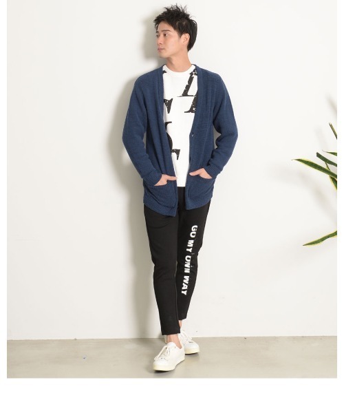 GOSTAR DE FUGA(ゴスタール ジフーガ)の「『GOSTAR DE FUGA』モールヤーンカーディガン(カーディガン/ボレロ・メンズ・ベージュ/ネイビー/グレー系その他・FREE)」の15枚目の写真