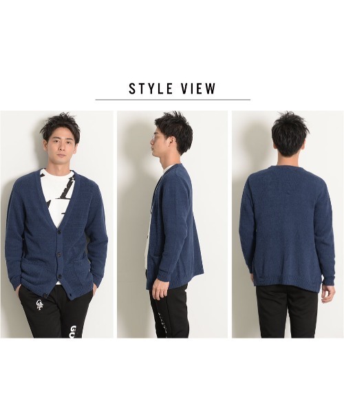 GOSTAR DE FUGA(ゴスタール ジフーガ)の「『GOSTAR DE FUGA』モールヤーンカーディガン(カーディガン/ボレロ・メンズ・ベージュ/ネイビー/グレー系その他・FREE)」の17枚目の写真