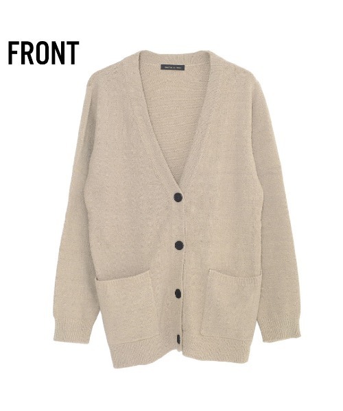 GOSTAR DE FUGA(ゴスタール ジフーガ)の「『GOSTAR DE FUGA』モールヤーンカーディガン(カーディガン/ボレロ・メンズ・ベージュ/ネイビー/グレー系その他・FREE)」の18枚目の写真