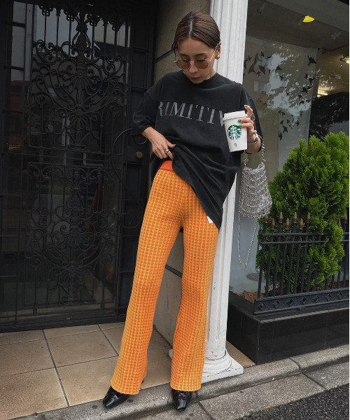 Ameri(アメリ)の「PRIMITIVE RUBBER TEE(Tシャツ/カットソー・レディース・ホワイト/ブラック・FREE)」の19枚目の写真