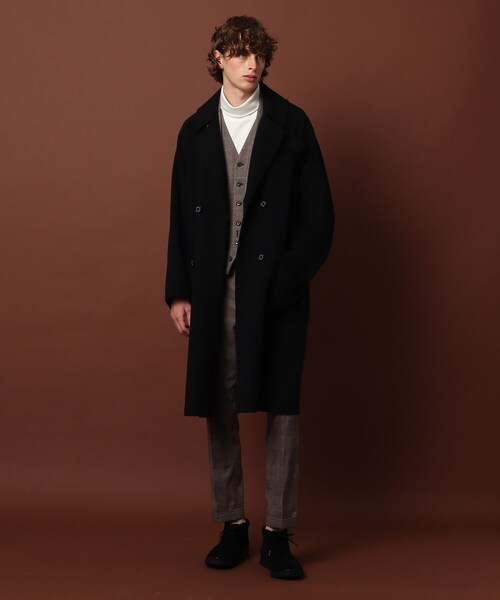 極美品　ドレステリア　Super140’s リバーフードコート　34　黒 極美品 ドレステリア Super140's リバーフードコート 34 黒 - メルカリ