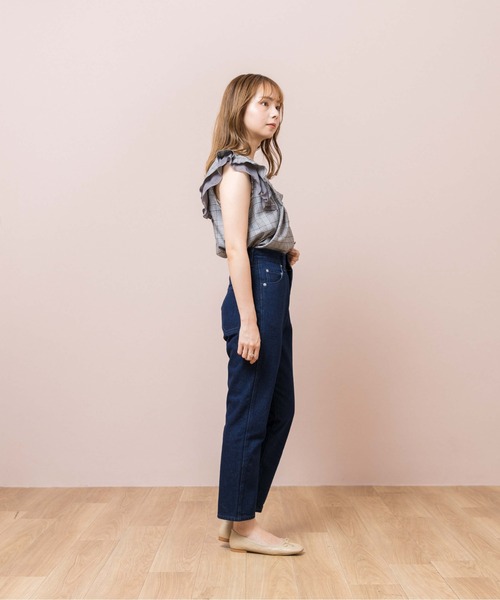 flower（フラワー）の「チェックラッフルブラウス（シャツ/ブラウス・レディース・ブラウン/グレー・FREE）」の17枚目の写真