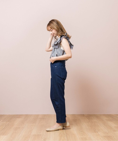 flower（フラワー）の「チェックラッフルブラウス（シャツ/ブラウス・レディース・ブラウン/グレー・FREE）」の15枚目の写真