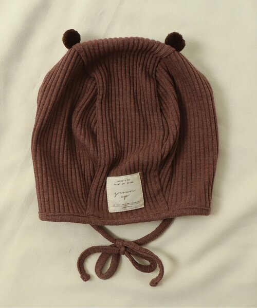 apres les cours（アプレレクール）の「リブボンネット（その他ベビー用品・キッズ・アイボリー/ブラウン/ブルー/ダークブラウン/イエロー・48）」の17枚目の写真