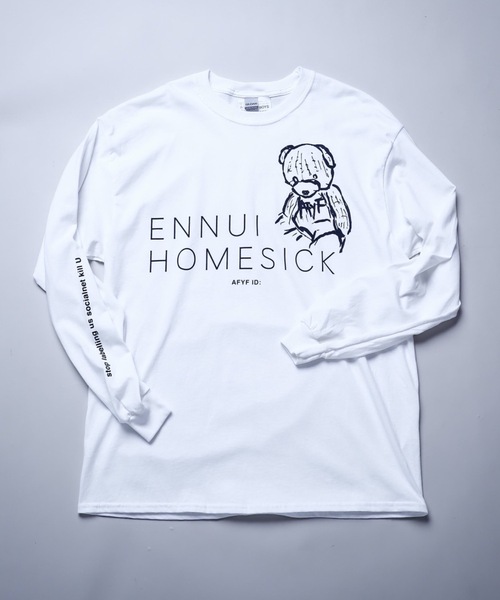 AFYF（エーエフワイエフ）の「【AFYF】AFYF Souvenir Long Sleeve T-Shirt "No.1" by GILDAN Ultra Cotton 6.0oz / AFYFスーベニア ロングスリーブ Tシャツ "No.1" ギルダンウルトラ コットン 6.0oz AFYF グラフィック by ロフトスキー（Tシャツ/カットソー・メンズ・ホワイト系その他/ブラック系その他/オレンジ系その他/ホワイト系その他2/ブラック系その他2/ホワイト系その他4/ホワイト系その他5/ブラック系その他3/ブラック系その他4/ホワイト系その他3/ブラック系その他5/ブラック系その他7/その他/ナチュラル/マルーン/ブラック系その他6/その他2/レッド系その他/ホワイト系その他7/ホワイト系その他6/レッド系その他2/ホワイト系/アッシュグレー/ライトブルー・LARGE/XX-LARGE/X-LARGE）」の7枚目の写真