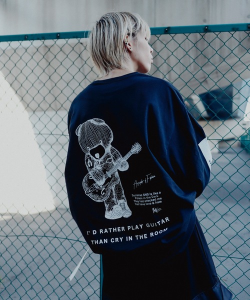 AFYF（エーエフワイエフ）の「【AFYF】AFYF Souvenir Long Sleeve T-Shirt "No.1" by GILDAN Ultra Cotton 6.0oz / AFYFスーベニア ロングスリーブ Tシャツ "No.1" ギルダンウルトラ コットン 6.0oz AFYF グラフィック by ロフトスキー（Tシャツ/カットソー・メンズ・ホワイト系その他/ブラック系その他/オレンジ系その他/ホワイト系その他2/ブラック系その他2/ホワイト系その他4/ホワイト系その他5/ブラック系その他3/ブラック系その他4/ホワイト系その他3/ブラック系その他5/ブラック系その他7/その他/ナチュラル/マルーン/ブラック系その他6/その他2/レッド系その他/ホワイト系その他7/ホワイト系その他6/レッド系その他2/ホワイト系/アッシュグレー/ライトブルー・LARGE/XX-LARGE/X-LARGE）」の11枚目の写真