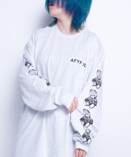 AFYF（エーエフワイエフ）の「【AFYF】AFYF Souvenir Long Sleeve T-Shirt "No.1" by GILDAN Ultra Cotton 6.0oz / AFYFスーベニア ロングスリーブ Tシャツ "No.1" ギルダンウルトラ コットン 6.0oz AFYF グラフィック by ロフトスキー（Tシャツ/カットソー・メンズ・ホワイト系その他/ブラック系その他/オレンジ系その他/ホワイト系その他2/ブラック系その他2/ホワイト系その他4/ホワイト系その他5/ブラック系その他3/ブラック系その他4/ホワイト系その他3/ブラック系その他5/ブラック系その他7/その他/ナチュラル/マルーン/ブラック系その他6/その他2/レッド系その他/ホワイト系その他7/ホワイト系その他6/レッド系その他2/ホワイト系/アッシュグレー/ライトブルー・LARGE/XX-LARGE/X-LARGE）」の16枚目の写真