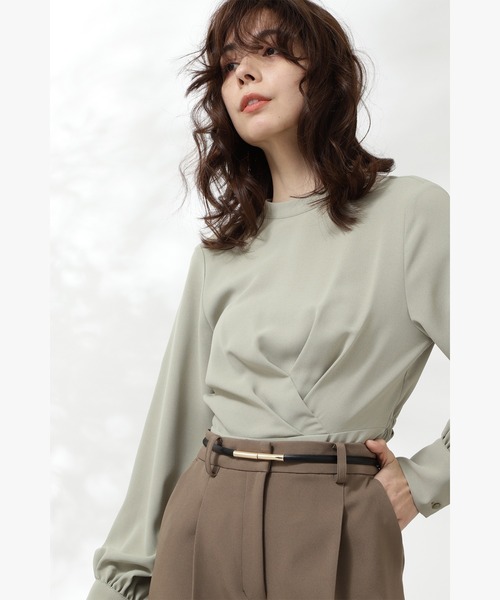 N.(N. Natural Beauty Basic)(エヌエヌナチュラルビューティーベーシック)の「【追加生産】スライドメタルベルト(ベルト・レディース・ブラック/ベージュ・FREE)」の3枚目の写真