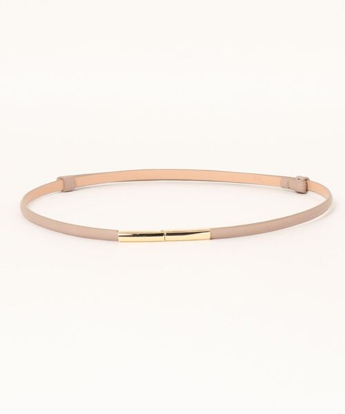 N.(N. Natural Beauty Basic)(エヌエヌナチュラルビューティーベーシック)の「【追加生産】スライドメタルベルト(ベルト・レディース・ブラック/ベージュ・FREE)」の8枚目の写真