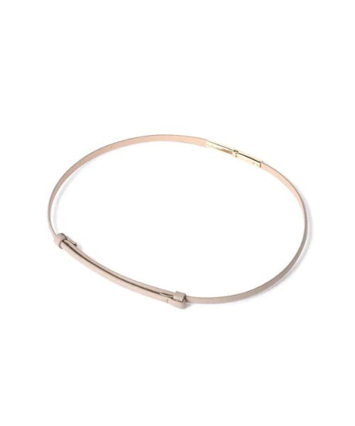 N.(N. Natural Beauty Basic)(エヌエヌナチュラルビューティーベーシック)の「【追加生産】スライドメタルベルト(ベルト・レディース・ブラック/ベージュ・FREE)」の12枚目の写真