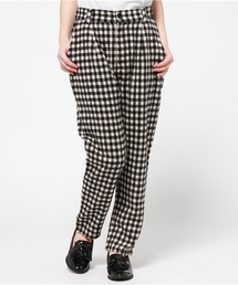 mystic | ウールチェック9分丈パンツ(その他パンツ)