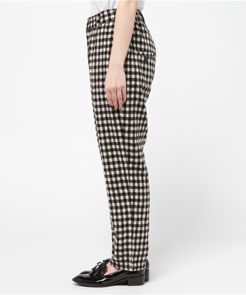 mystic（ミスティック）の「ウールチェック9分丈パンツ（その他パンツ・レディース・ブラック/チャコールグレー・ﾌﾘ-）」の8枚目の写真