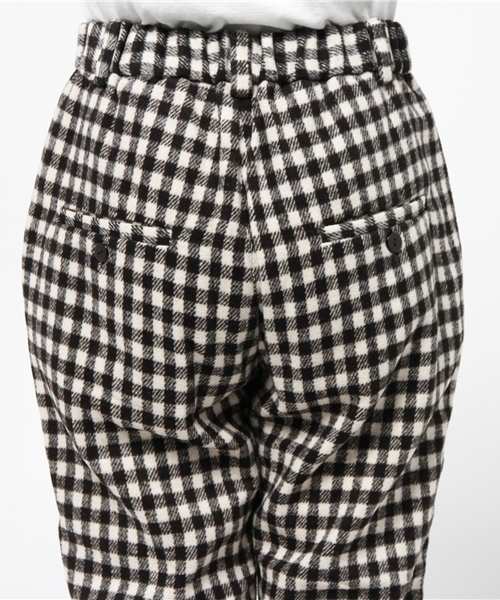 mystic（ミスティック）の「ウールチェック9分丈パンツ（その他パンツ・レディース・ブラック/チャコールグレー・ﾌﾘ-）」の11枚目の写真