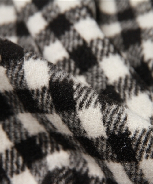 mystic（ミスティック）の「ウールチェック9分丈パンツ（その他パンツ・レディース・ブラック/チャコールグレー・ﾌﾘ-）」の6枚目の写真