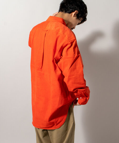 FREDY MAC（フレディーマック）の「【FREDYMAC "SUNDAY TOOLS WEAR"】ペンシルコール オーバーシャツ（シャツ/ブラウス・メンズ・ダークグリーン/パープル/オレンジ/キナリ・MEDIUM/LARGE）」の17枚目の写真