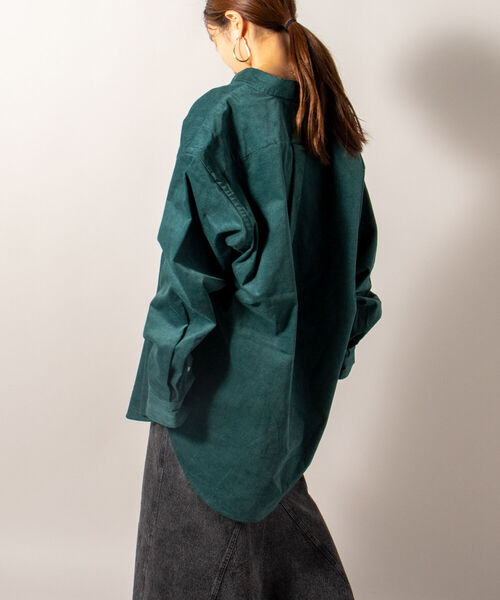 FREDY MAC（フレディーマック）の「【FREDYMAC "SUNDAY TOOLS WEAR"】ペンシルコール オーバーシャツ（シャツ/ブラウス・メンズ・ダークグリーン/パープル/オレンジ/キナリ・MEDIUM/LARGE）」の12枚目の写真