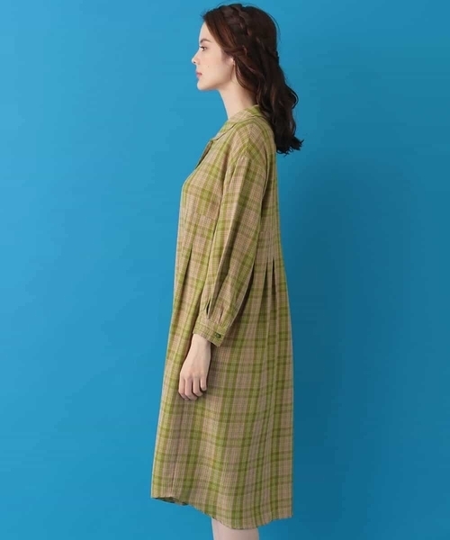 ワンピースマドラスチェックワンピース ワンピース Jocomomola ホコモモラ のファッション