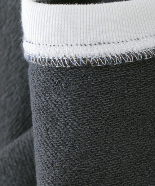 ikka(イッカ)の「【キッズ】【速乾】裾レイヤービッグトレーナー(100~160cm)(スウェット・キッズ・ダークグレー/ライトベージュ・100/110/120/130/140/150/160)」の9枚目の写真